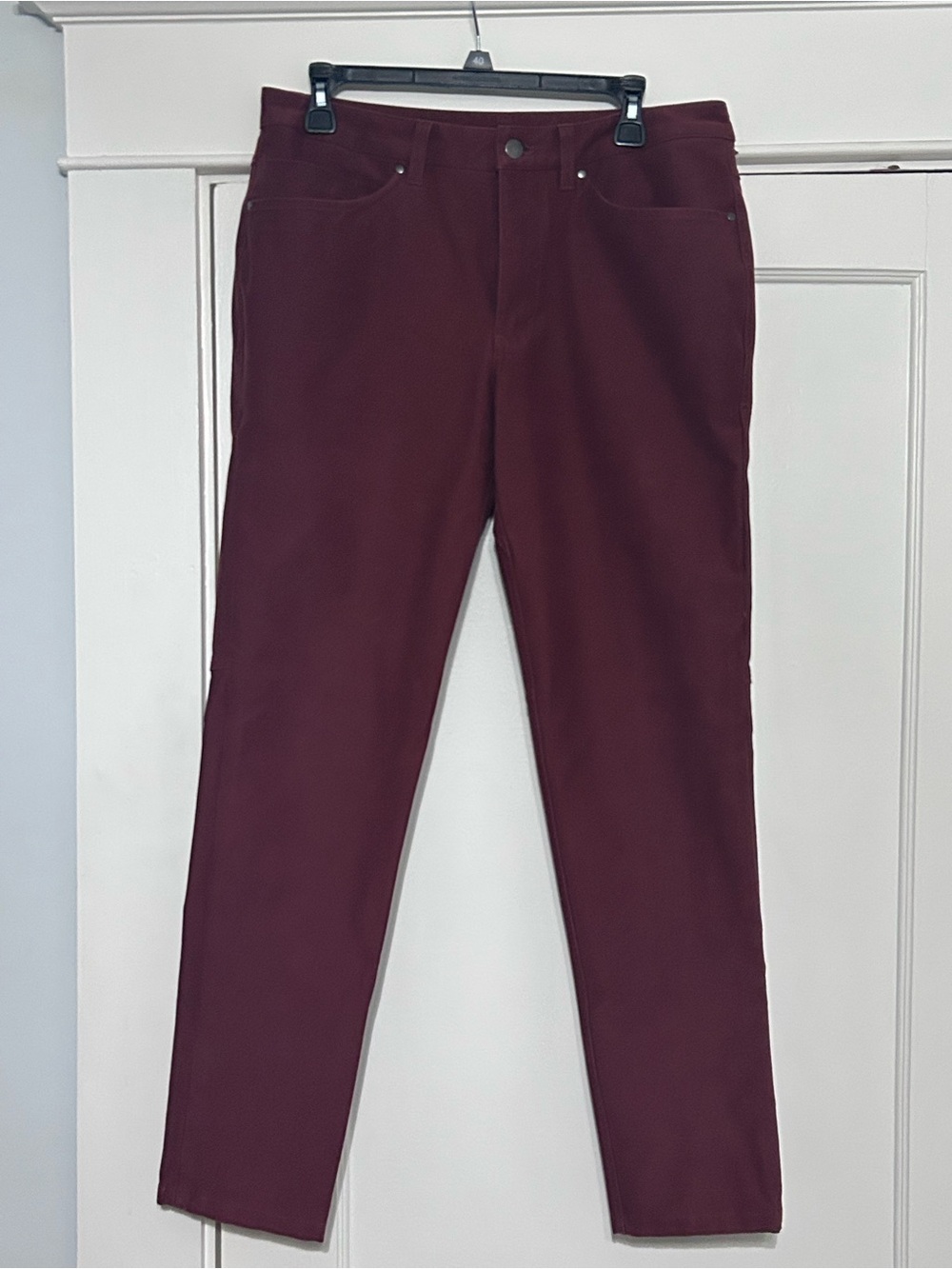 Lululemon ABC Slim Fit 5 Pocket Pant Men’s 32x30 Burgundy